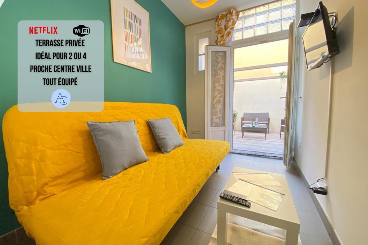 Happyhome Terrasse En Ville Fastwifi Netflix Marseille Exteriör bild